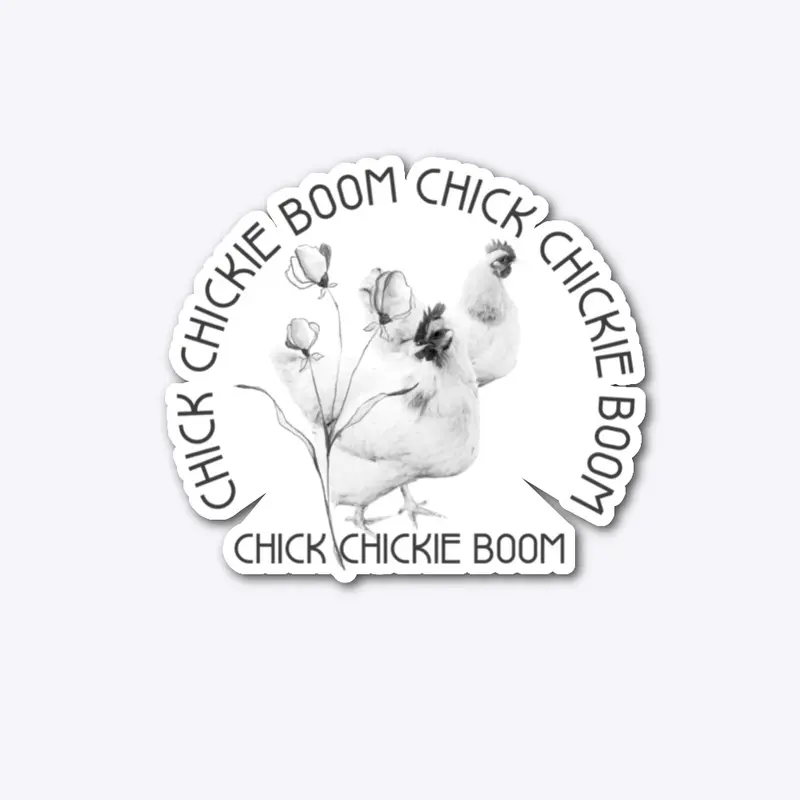 Chicken Funny Floral